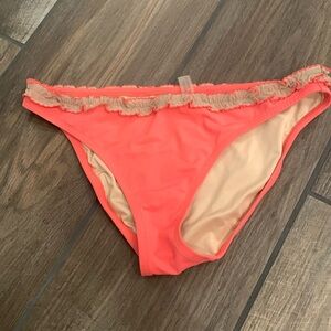 Victoria secret coral bikini bottom hipster cut